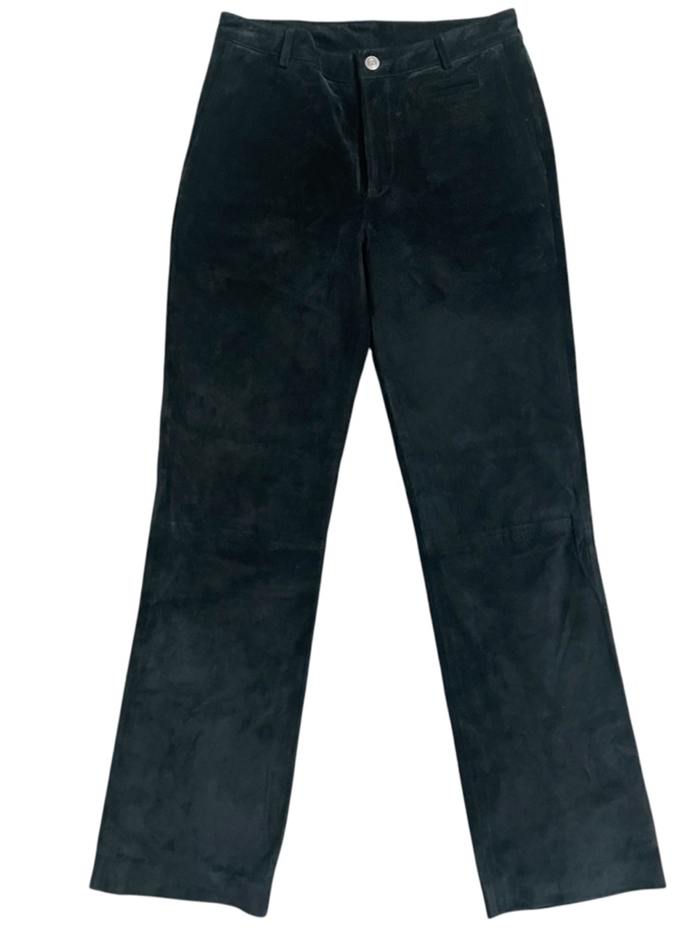 Lilly Pulitzer Black Suede Leather Pants Size 2